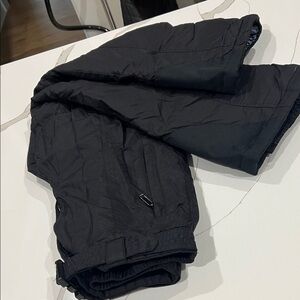 Columbia Kids Black Quilted Ski/Snow Pants 14/16